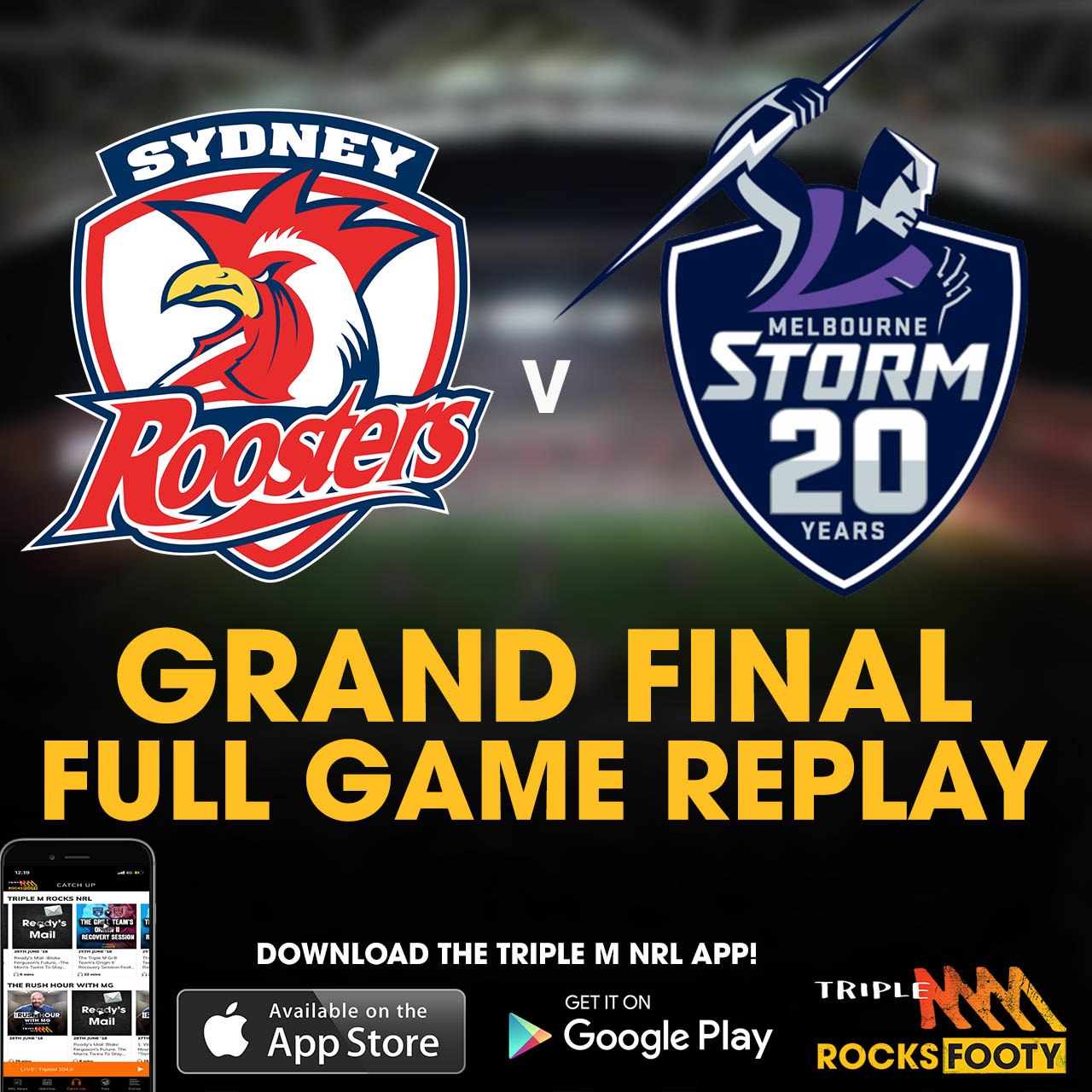 2018 NRL Grand Final Full Game Replay | Roosters v Storm