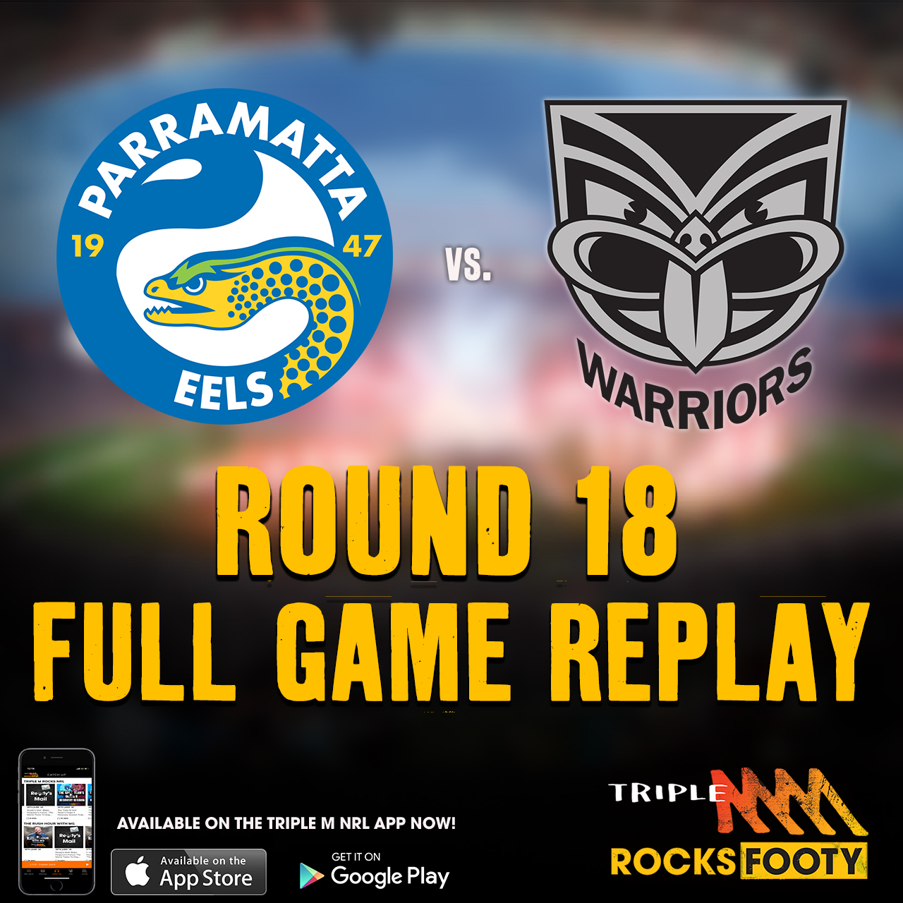 Eels vs. Warriors | FULL GAME REPLAY