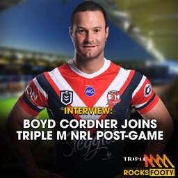 INTERVIEW: Boyd Cordner Joins Triple M NRL Following The Roosters' Win Over The Raiders