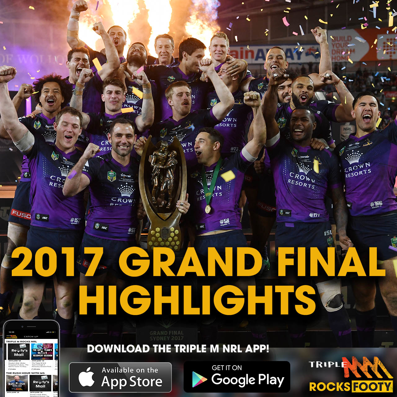 HIGHLIGHTS 2017 Grand Final - Storm v Cowboys