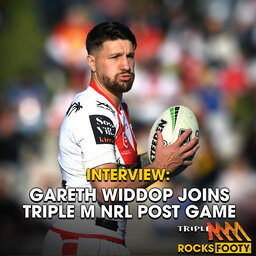 INTERVIEW: Gareth Widdop's Hilarious Banter With Wendell Sailor Following The Dragons' Win Over The Titans