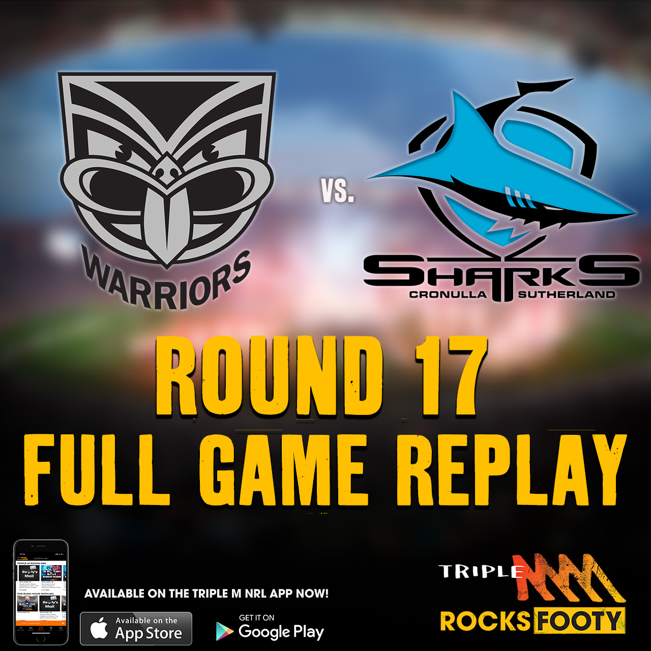 Warriors vs. Sharks | FULL GAME REPLAY