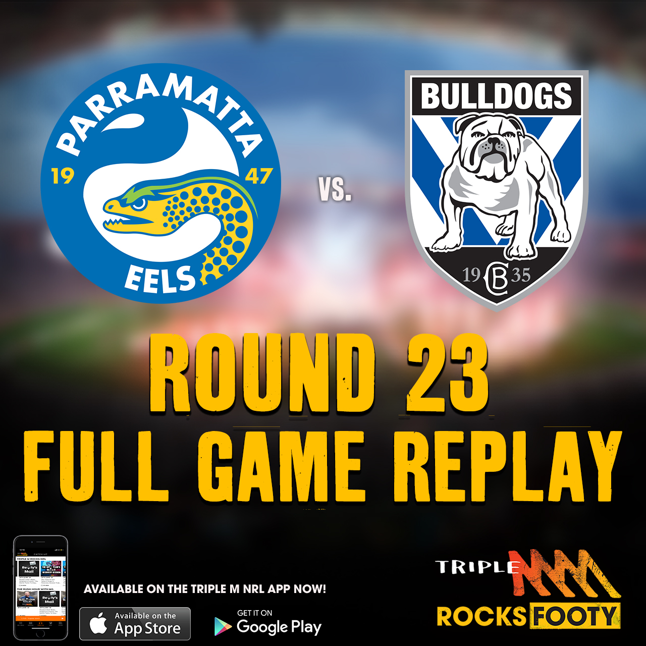 Eels vs. Bulldogs | FULL GAME REPLAY