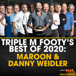 Triple M Footy’s Best Of 2020 | The Time Danny Weidler’s Dog Bit Maroon’s Hand