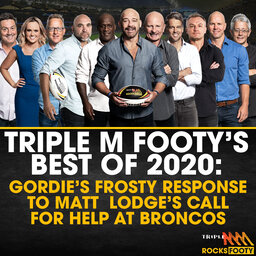 Triple M Footy’s Best Of 2020 | Gorden Tallis’ Frosty Response To Matt Lodge Over Comments About Broncos Season