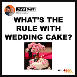 What's the rule when it comes to wedding cake