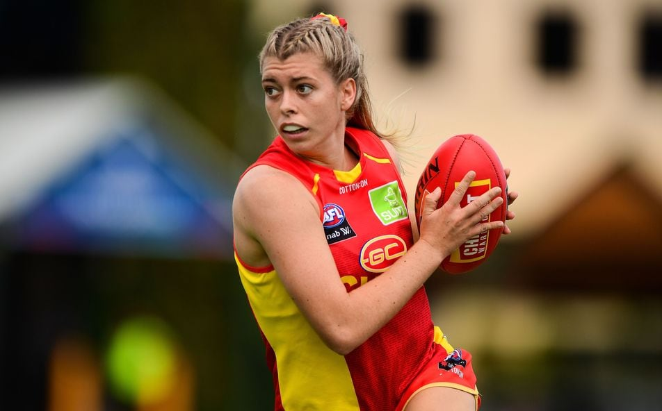 Kalinda Howarth From The Gold Coast Suns Is In Mackay Today