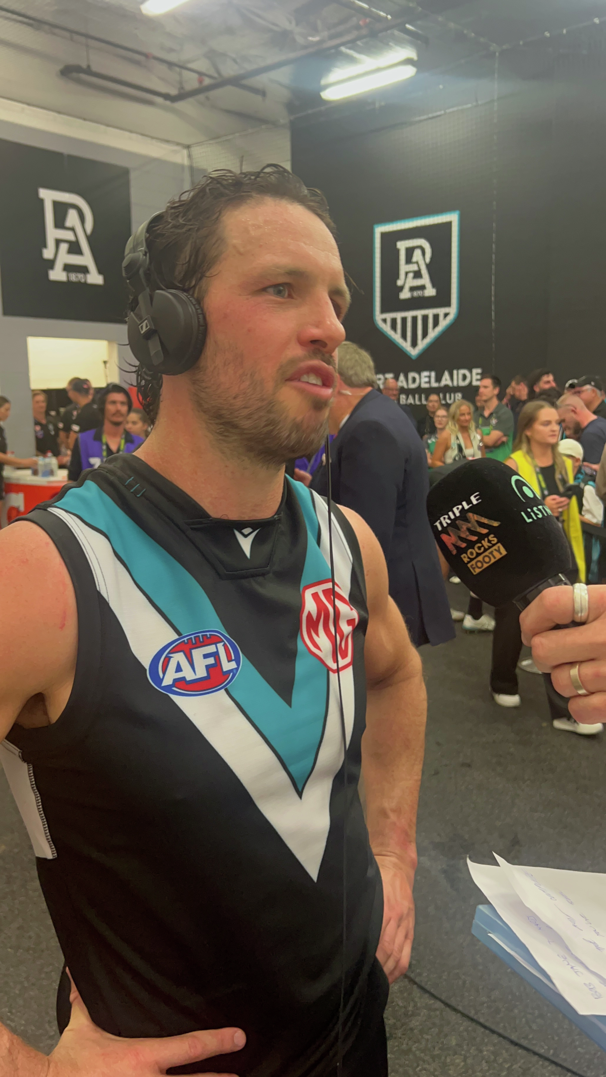 Travis Boak from the rooms