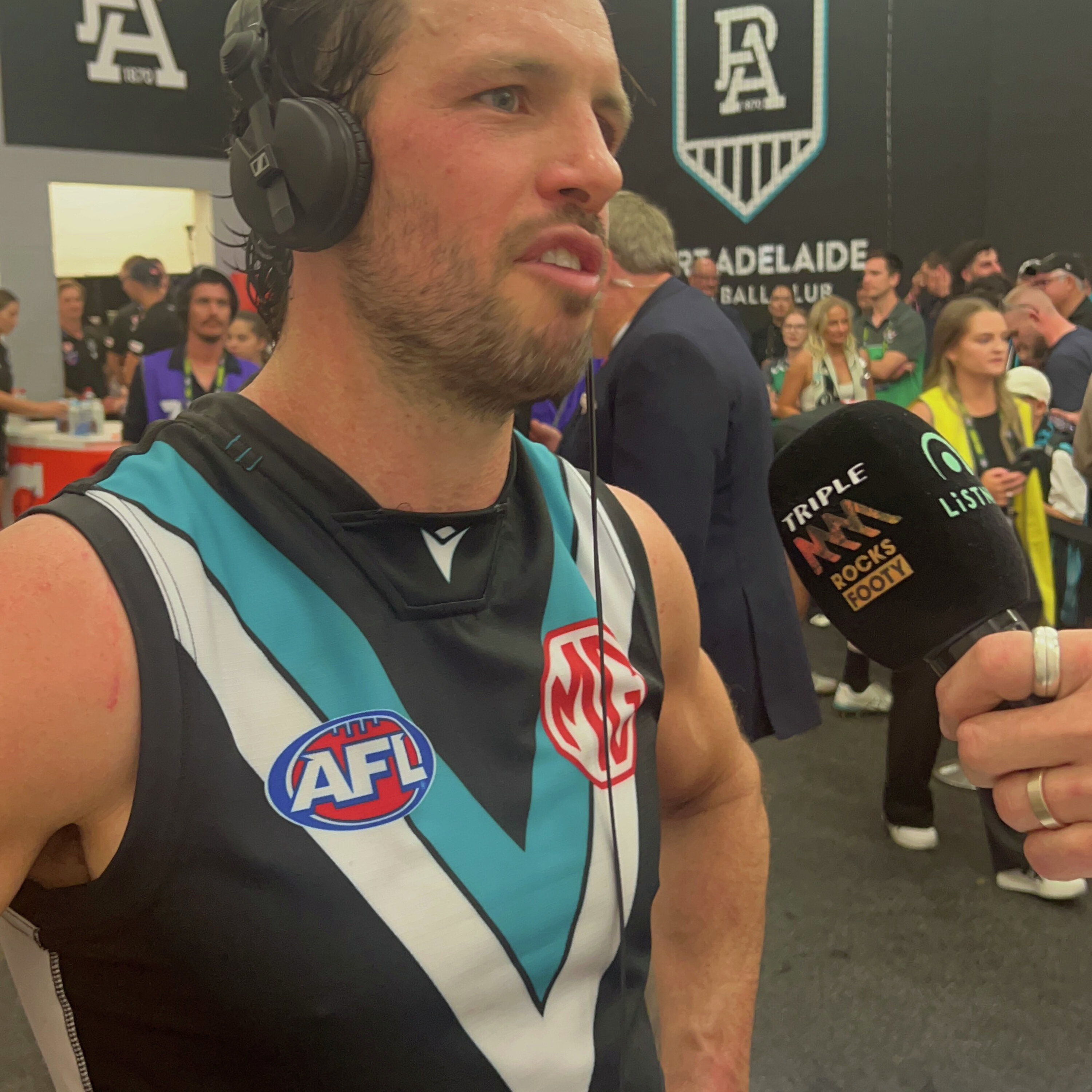 Travis Boak from the rooms