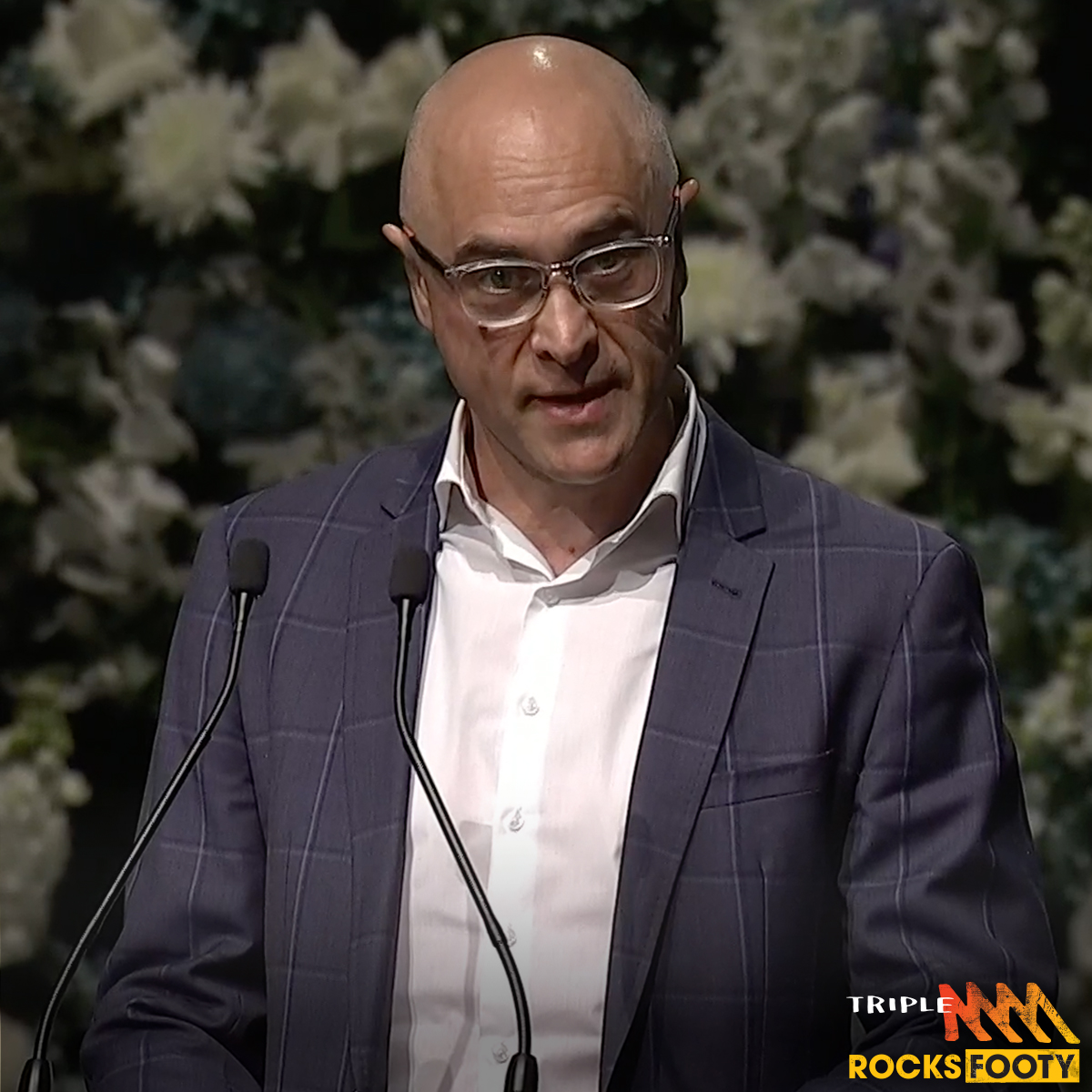 Wayne Schwass's emotional speech at Danny Frawley's funeral about taking care of yourself and your mates