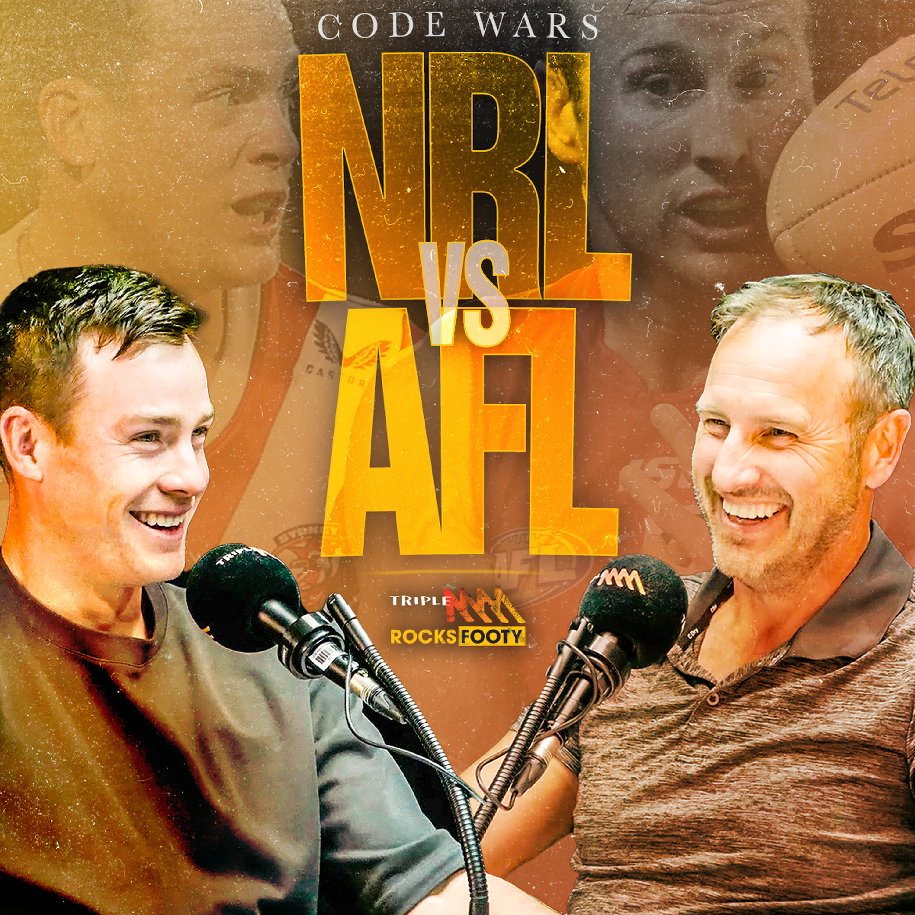 NRL v AFL Code Wars | Are Perth Bears League's GWS? Did Western Sydney Falter With Folau? Vegas v Opening Round | Part 1 episode artwork