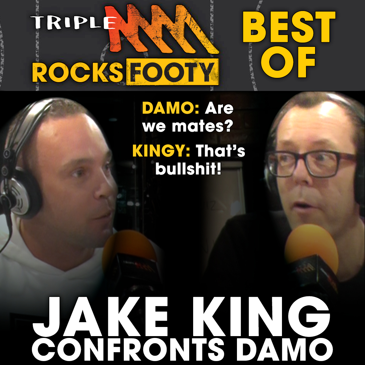 Jake King Confronts Damo On The Friday Huddle