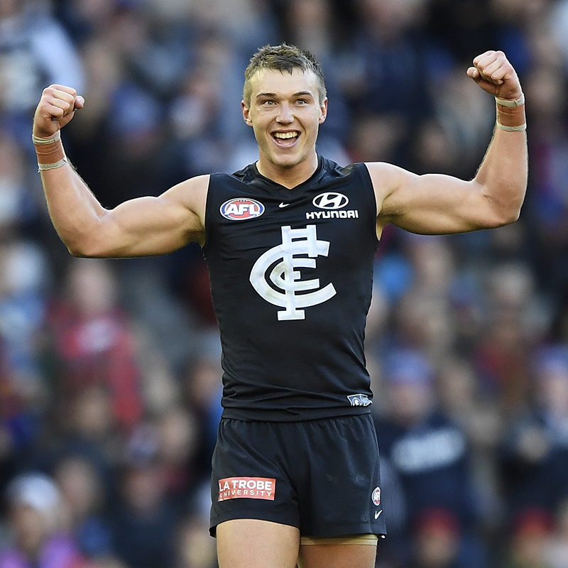 Our call of Patrick Cripps' goals against Brisbane