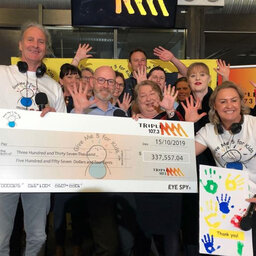 Dave & Al Reveal This Years GM5FK Grand Total For the Children's Ward at the Royal Hobart Hospital - And We Say THANK YOU Hobart