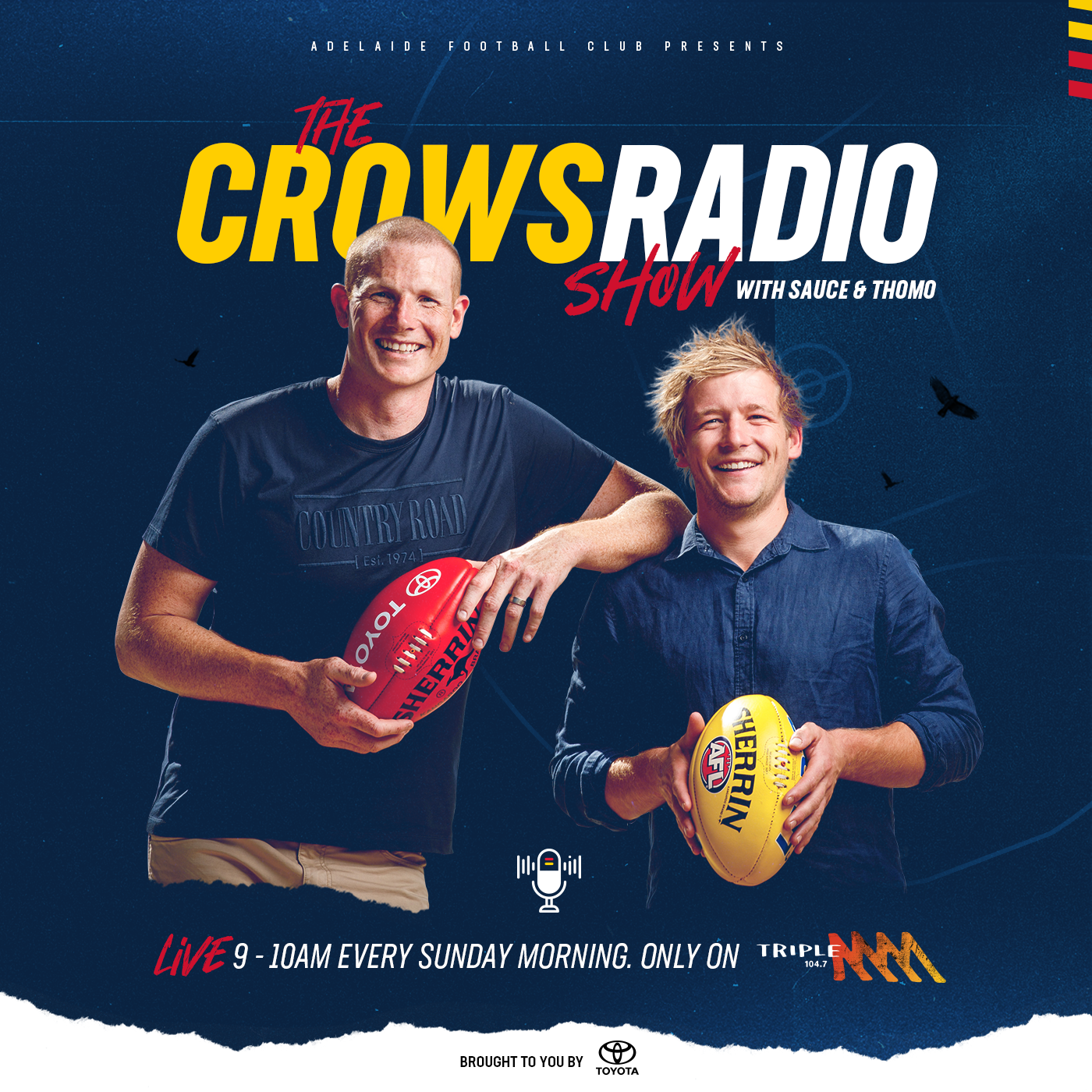 The Crows Show Round 7 | Jake Soligo + Scott Burns join the show