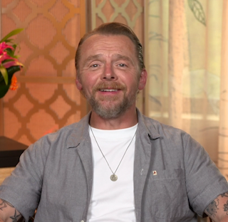 Simon Pegg reveals his wife's Scottish lucky traditions!