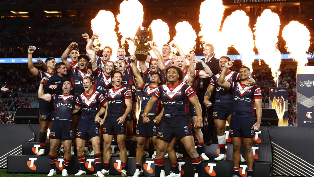 Roosters beat Knights by one point in NRL grand final episode artwork