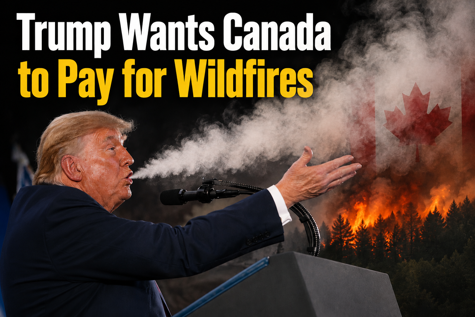 All the Smoke. Trump wants Canada to Pay for Wildfires. episode artwork