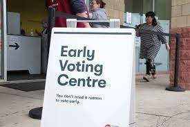 Almost 1.8m vote in a pre poll rush 