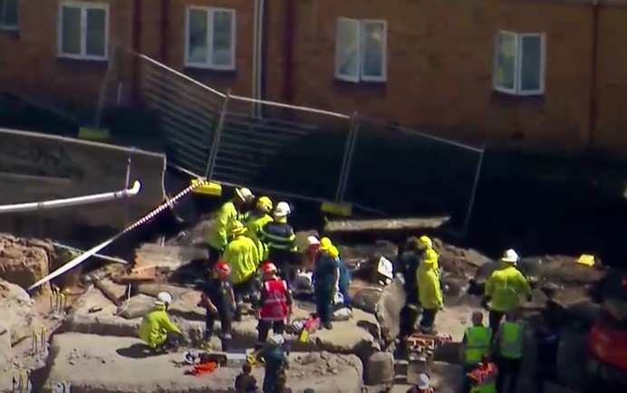 One dead, another injured in Brisbane wall collapse