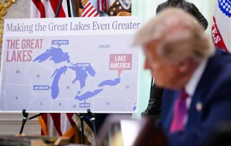 Trump declares Lake Ontario ‘Lake America’ episode artwork