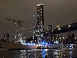 At least two dead after ship crashes into Brooklyn Bridge 