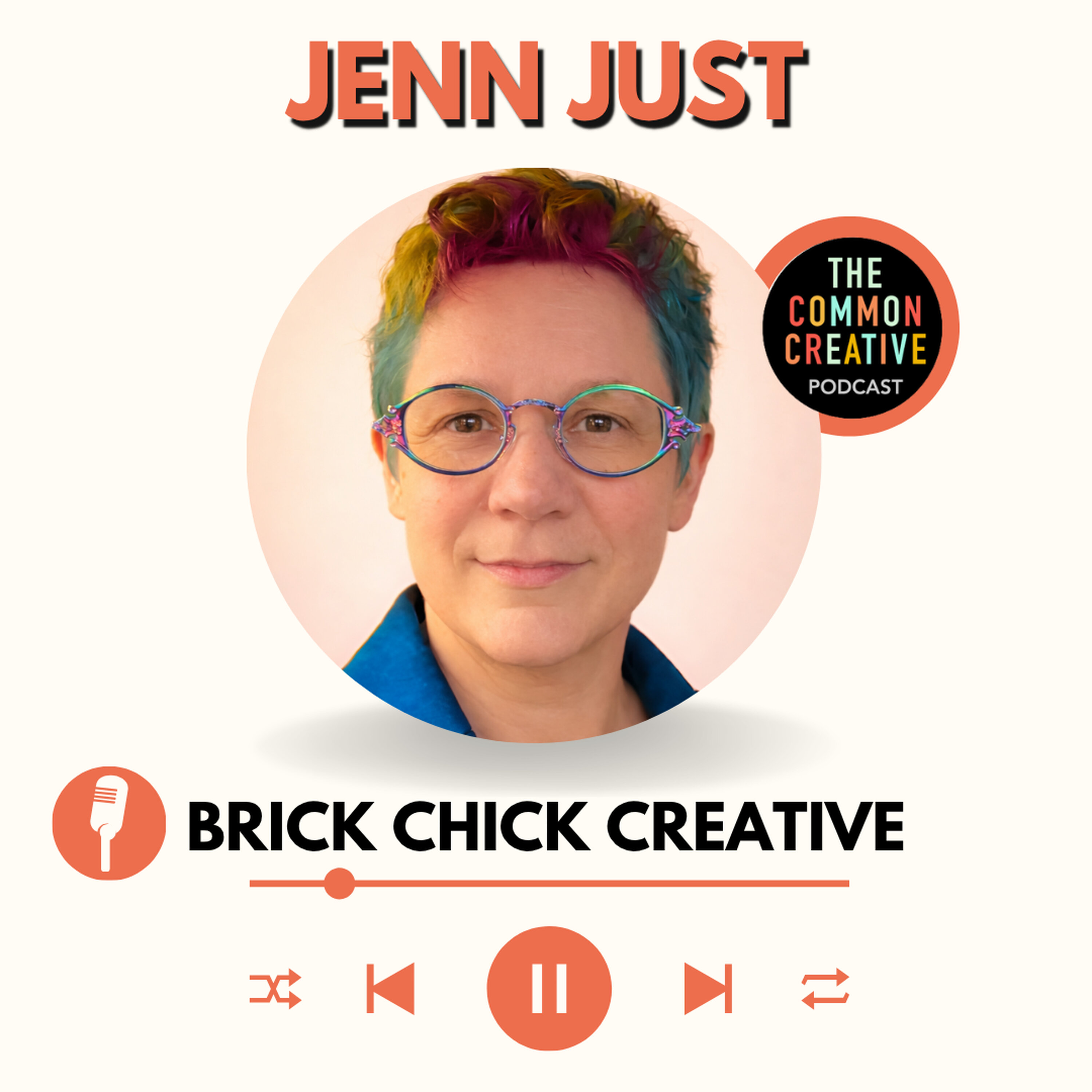 S8E195: Episode 195 - Jenn Just: Brick Chick Creative episode artwork