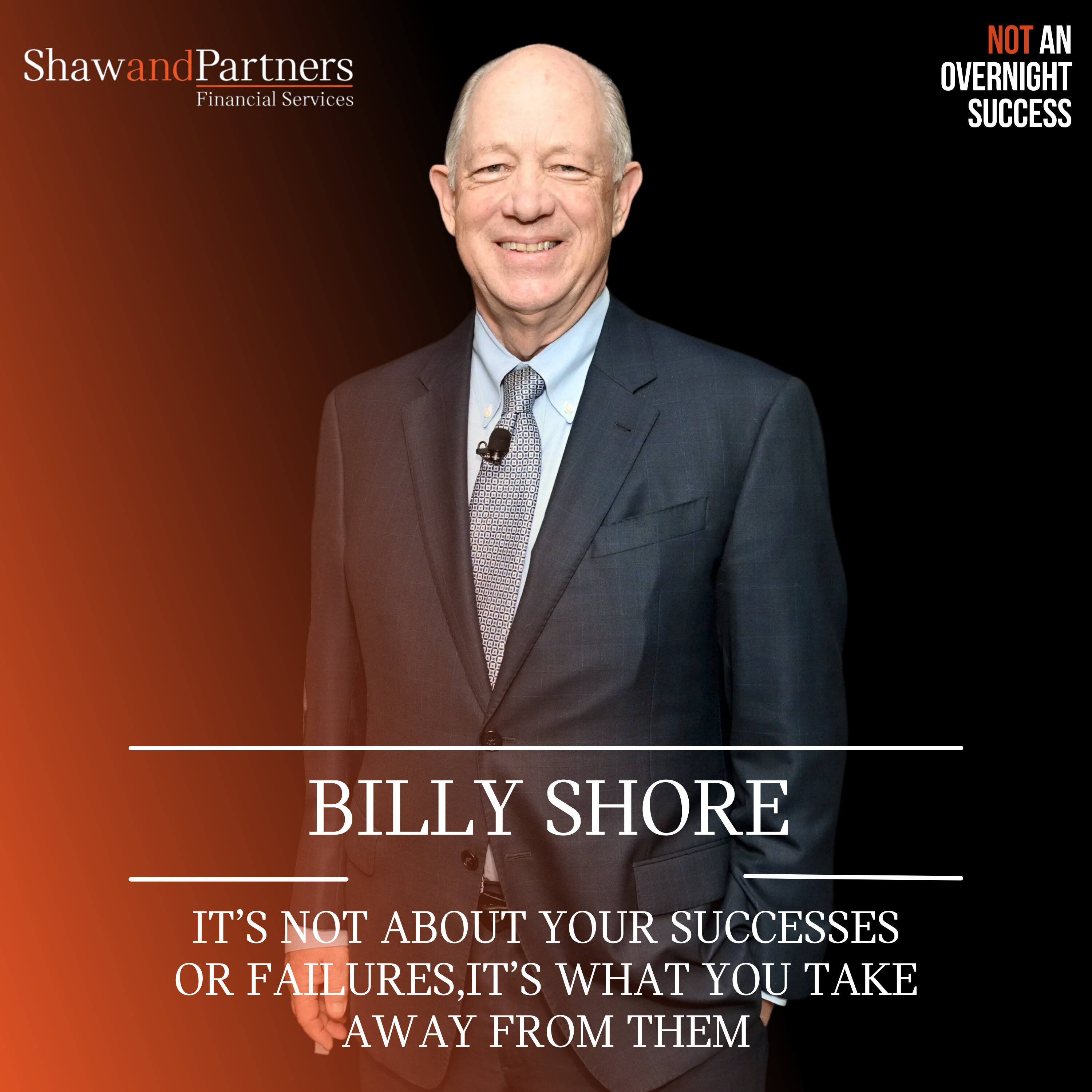 Billy Shore - It’s Not About Your Successes or Failures, It’s What You Take Away From Them episode artwork