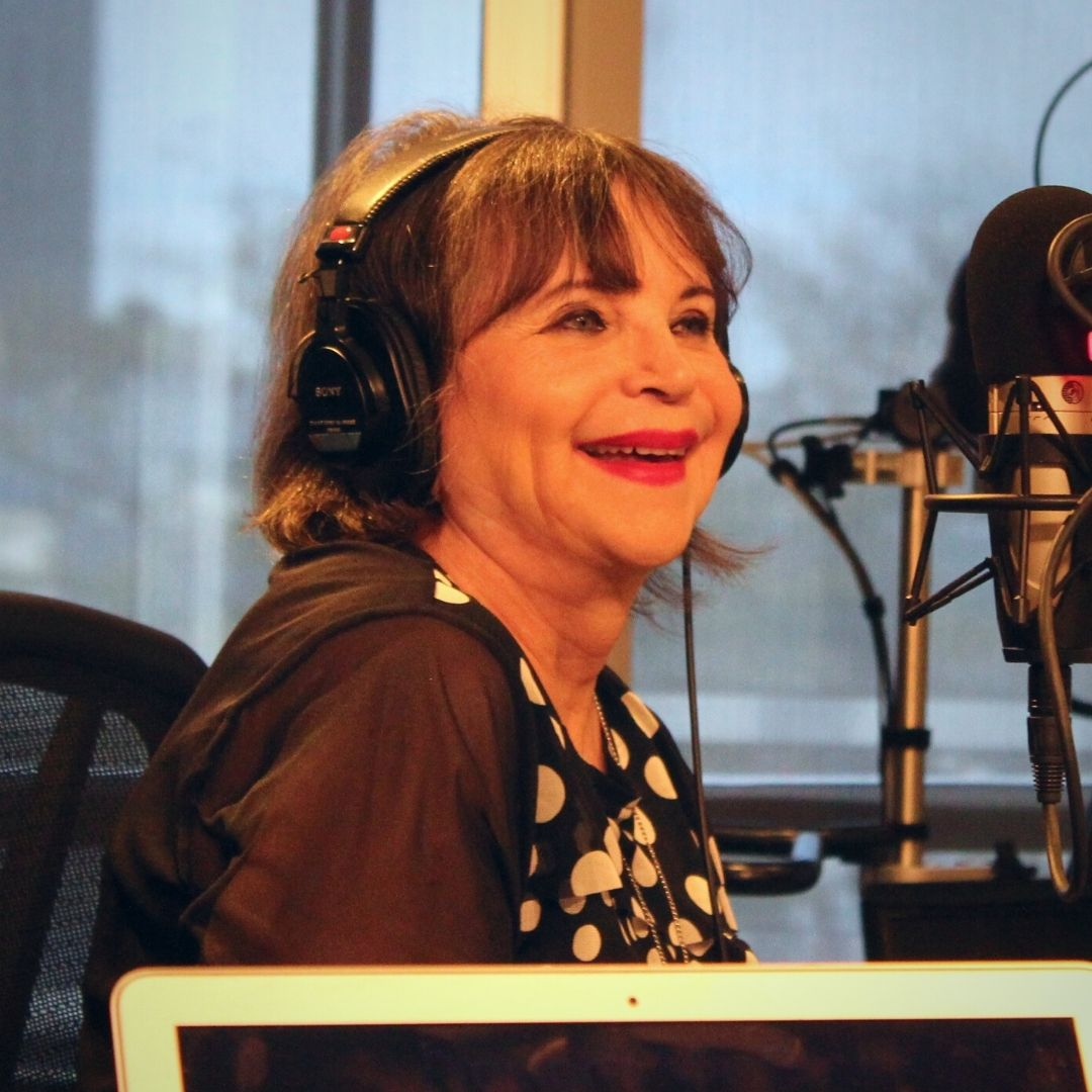 Cindy Williams visits Preston & Steve  April 2022