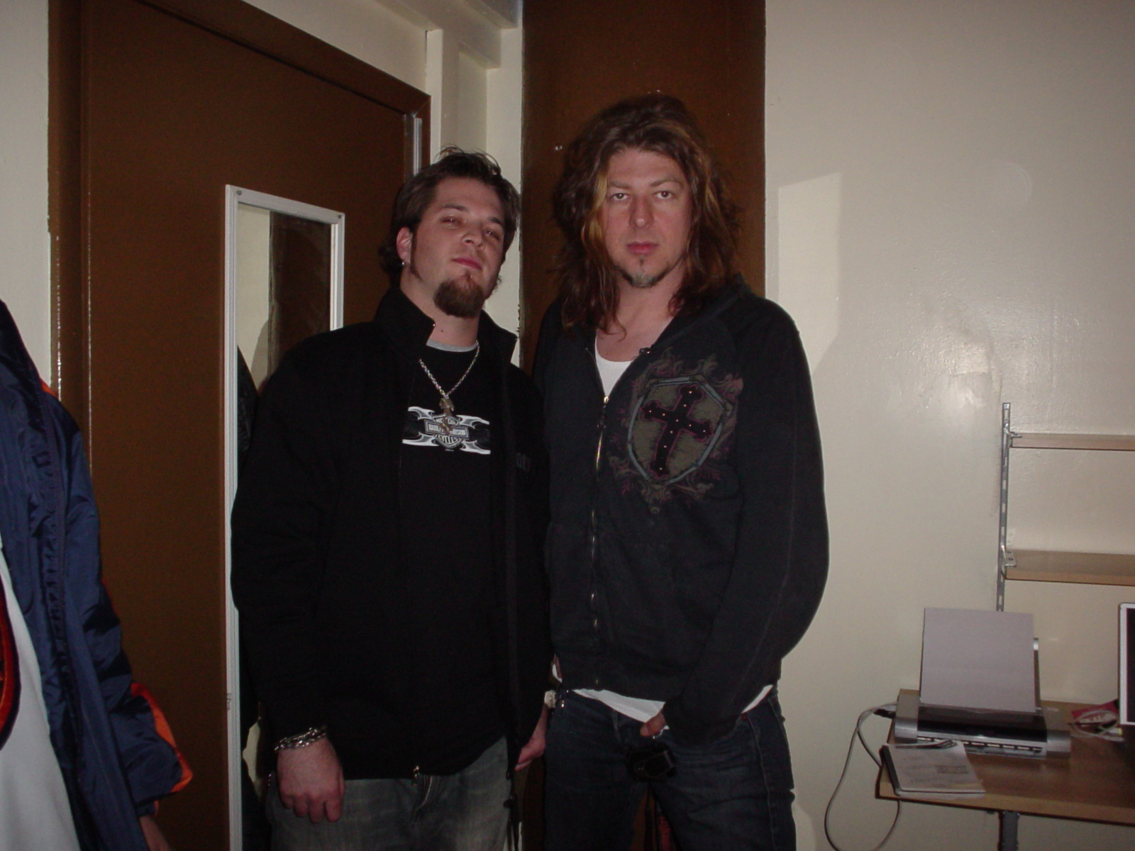 Jim Root with Brent Porche