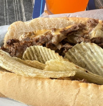 Lays Chips Stuffed in a Cheesesteak In St. Pete