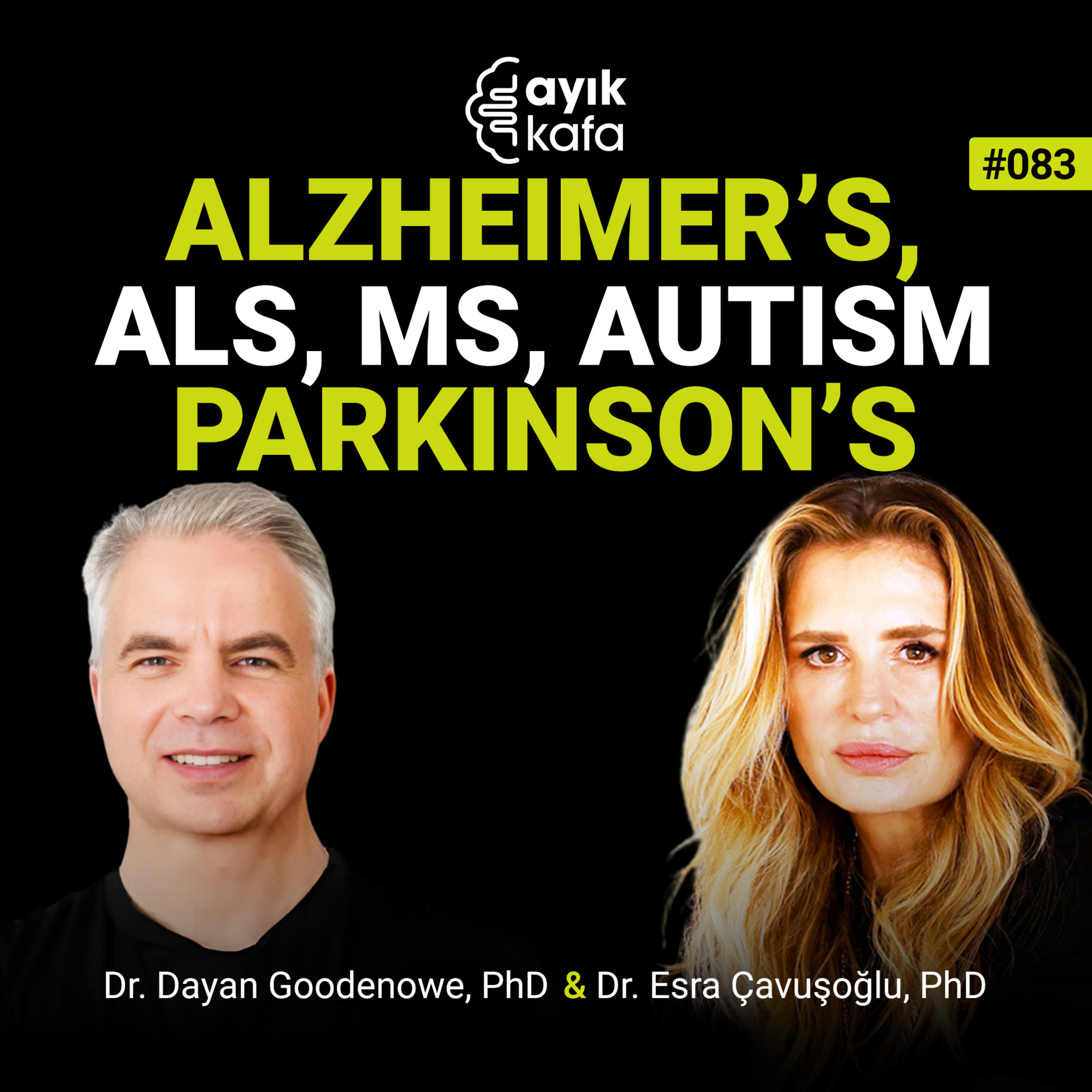 Alzheimer's, ALS, MS, Autism, Parkinson's episode artwork