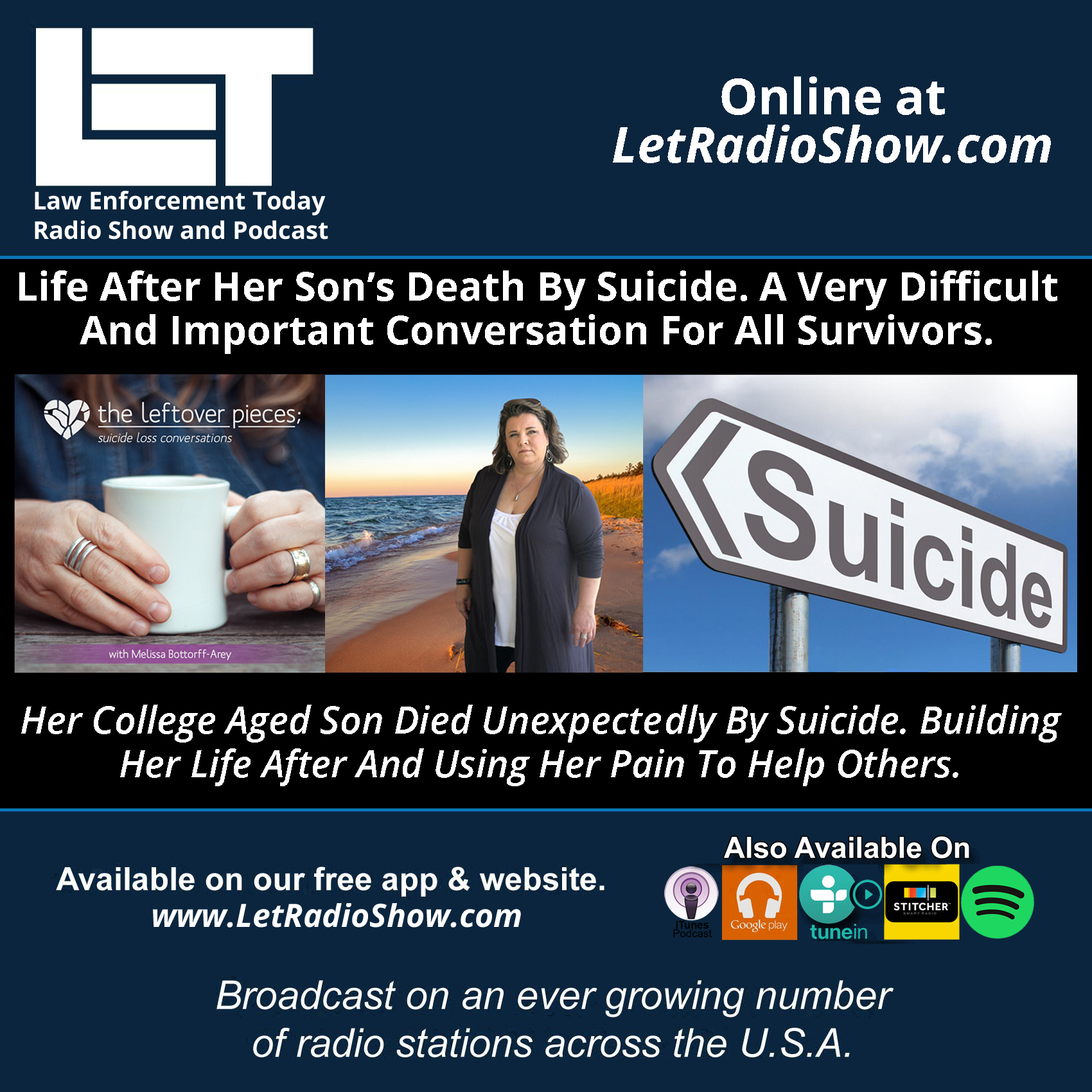 S6E18: Life After Her Son’s Death By Suicide. A Very Difficult And Important Conversation For All Survivors.