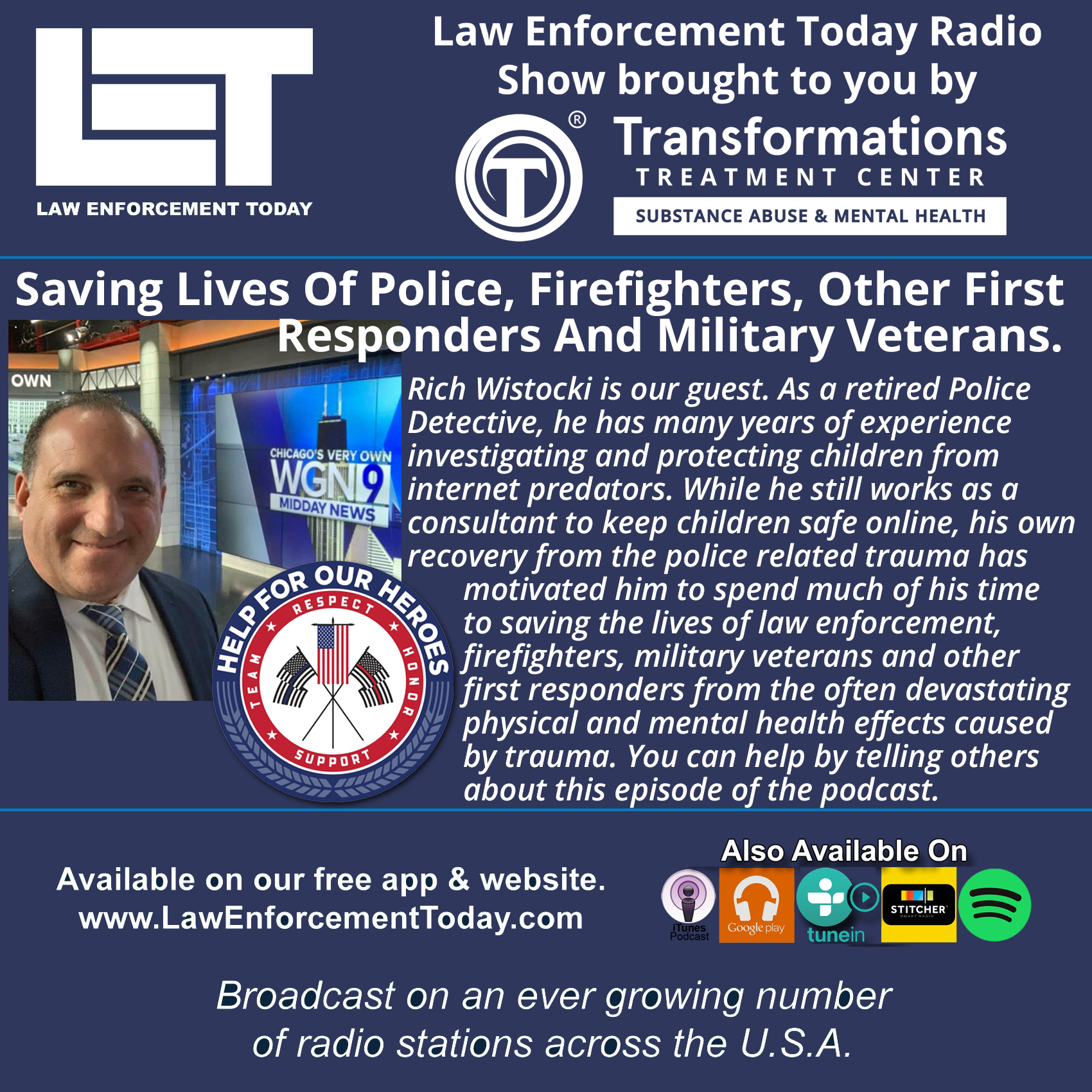 Police, Firefighters, First Responders And Military Veterans, Saving Their Lives.