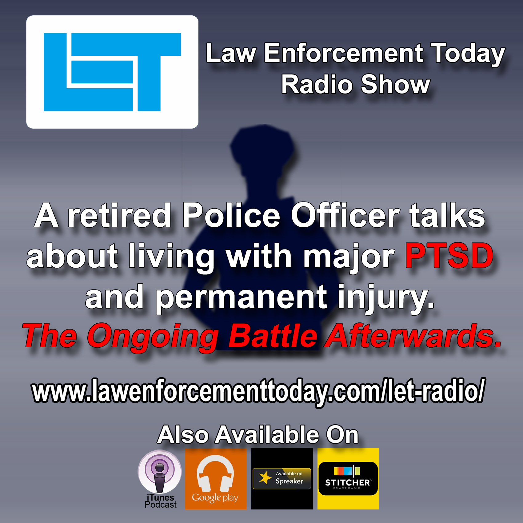 S1E17: A retired Police Officer talks about their ongoing struggles with injury and PTSD.