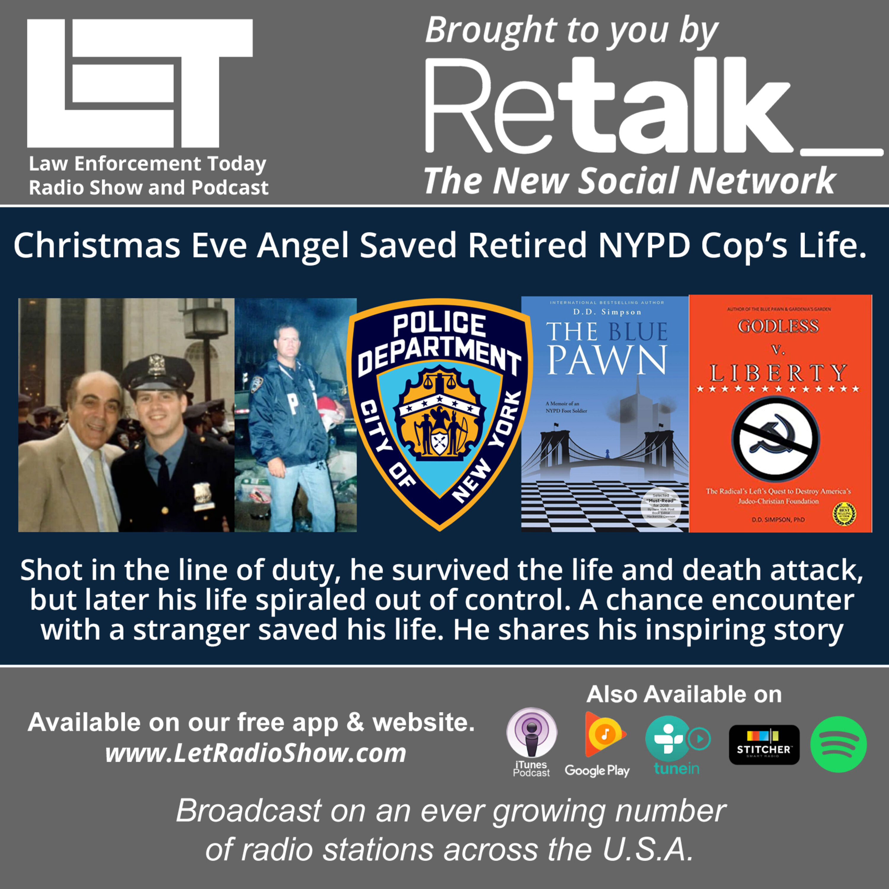 S5E91: Christmas Eve Angel Saved Retired Cop's Life.