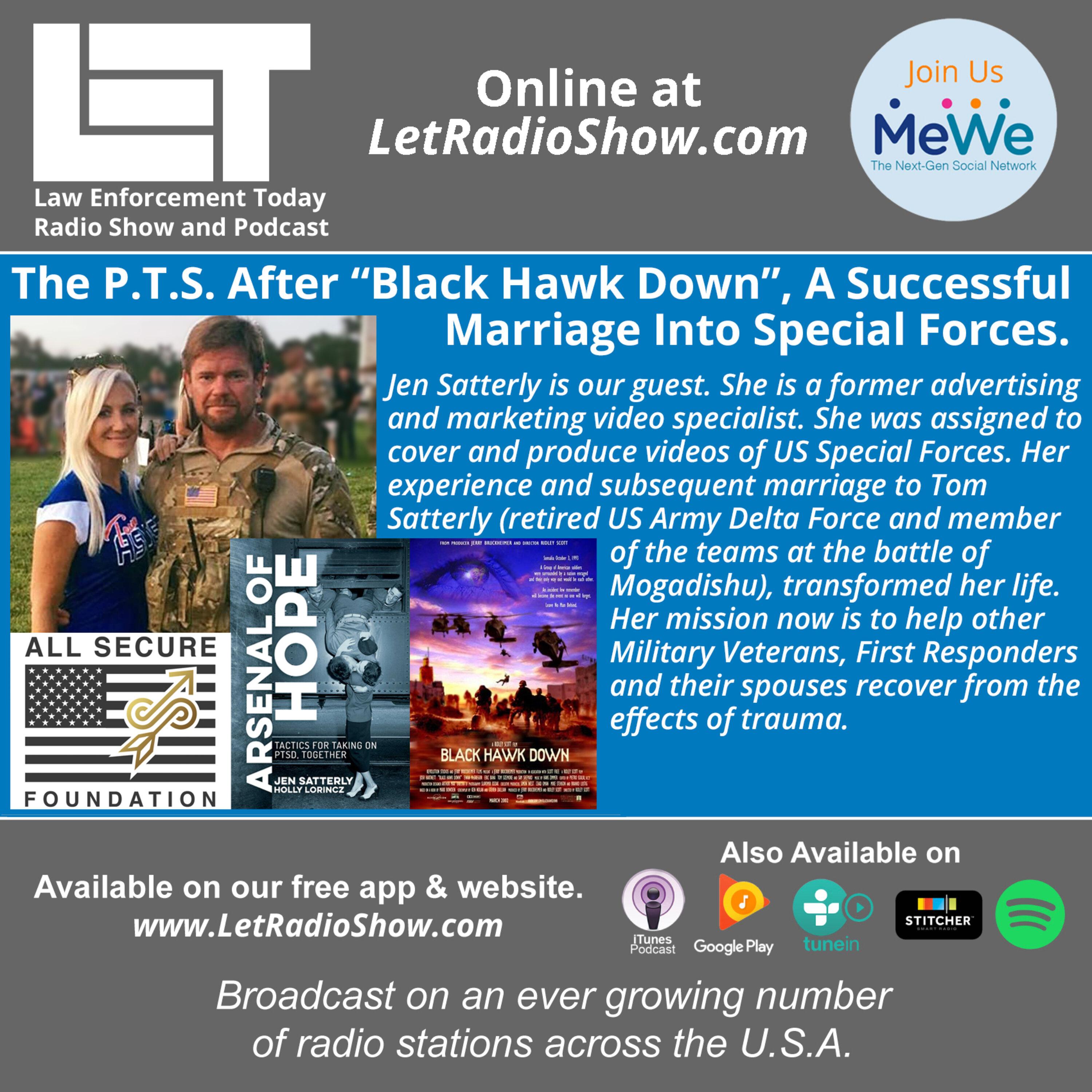 S5E14: The P.T.S. After “Black Hawk Down”, A Successful  Marriage Into Special Forces.