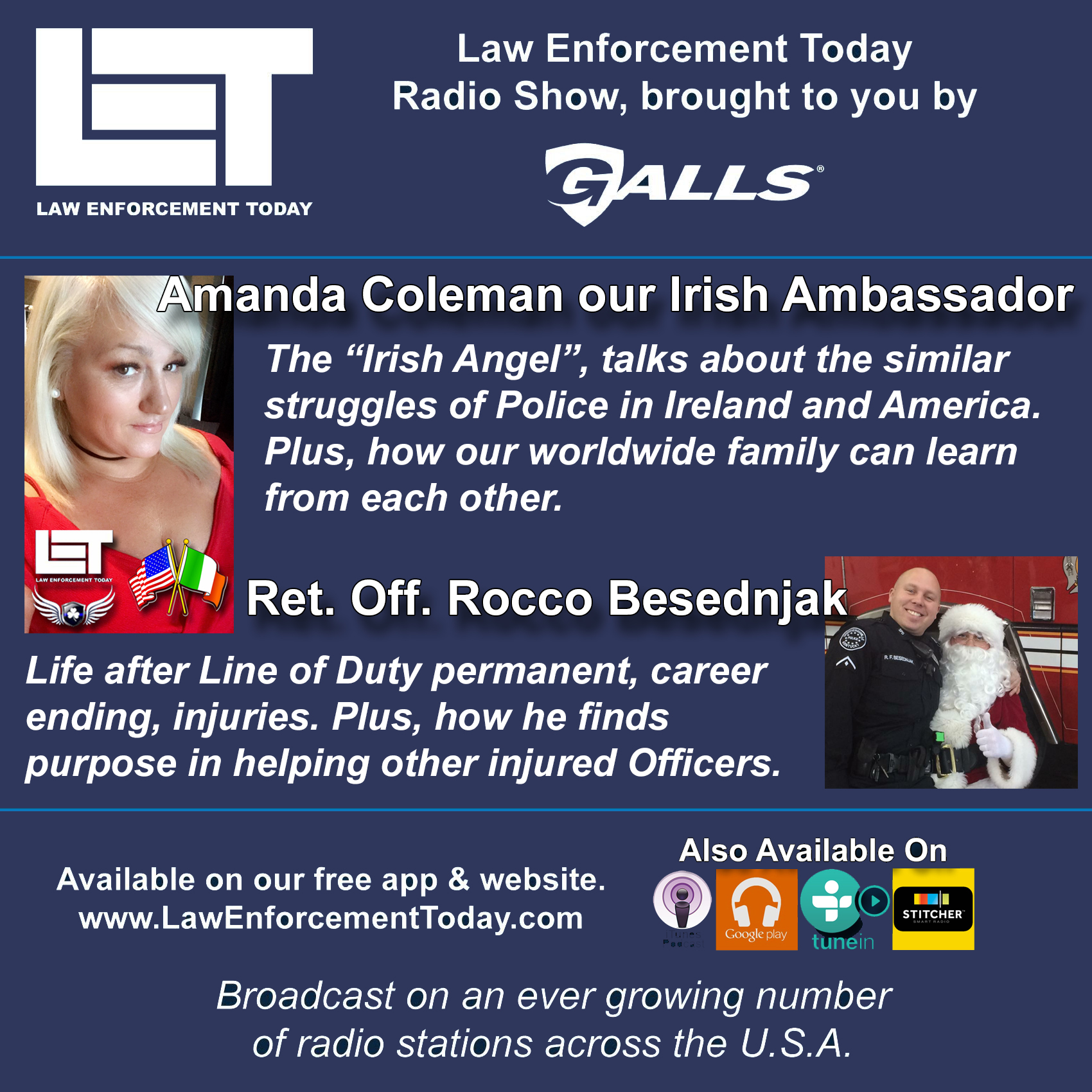 Police Officers in Ireland and America, similar problems?