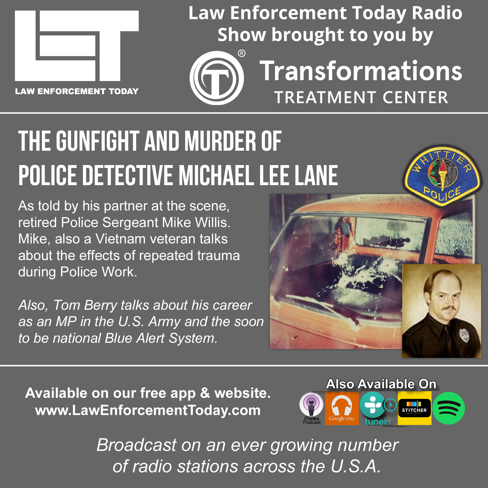 Police Detective Murdered, the Gun Battle and Killing of Michael Lane.