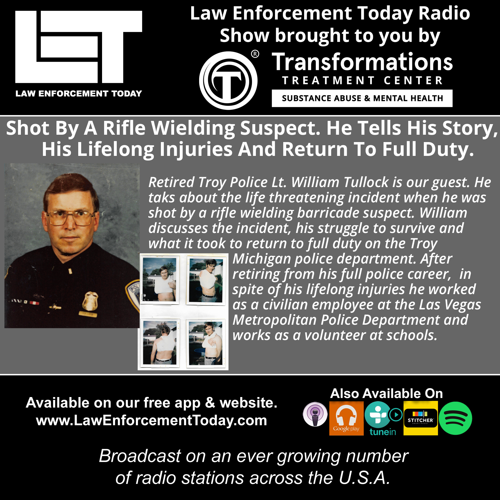 Police Officer Shot his Lifelong Injuries And Return To Full Duty.