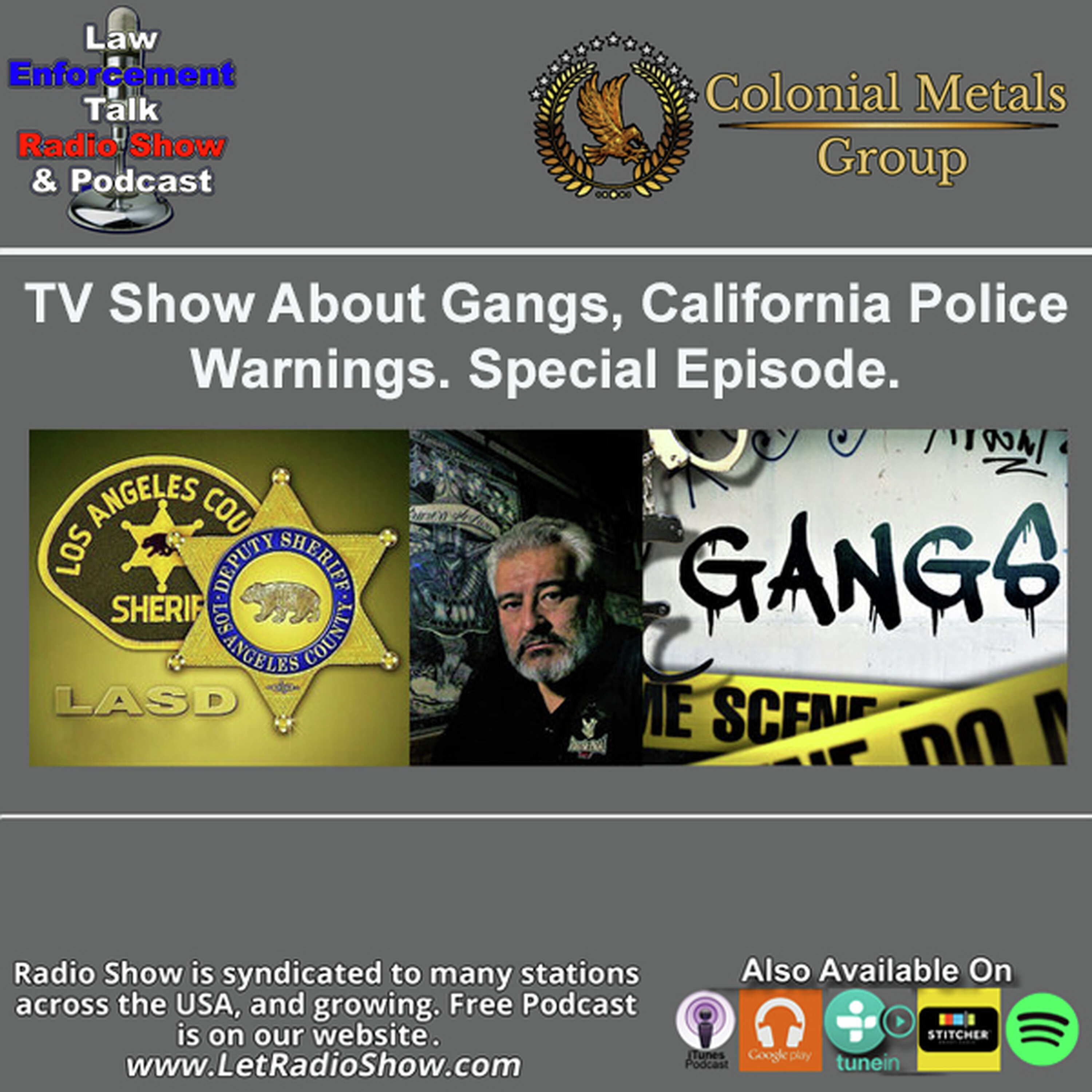 TV Show About Gangs, California Police Warnings. Special Episode TV Show About Gangs, California Police Warnings. Special Episode