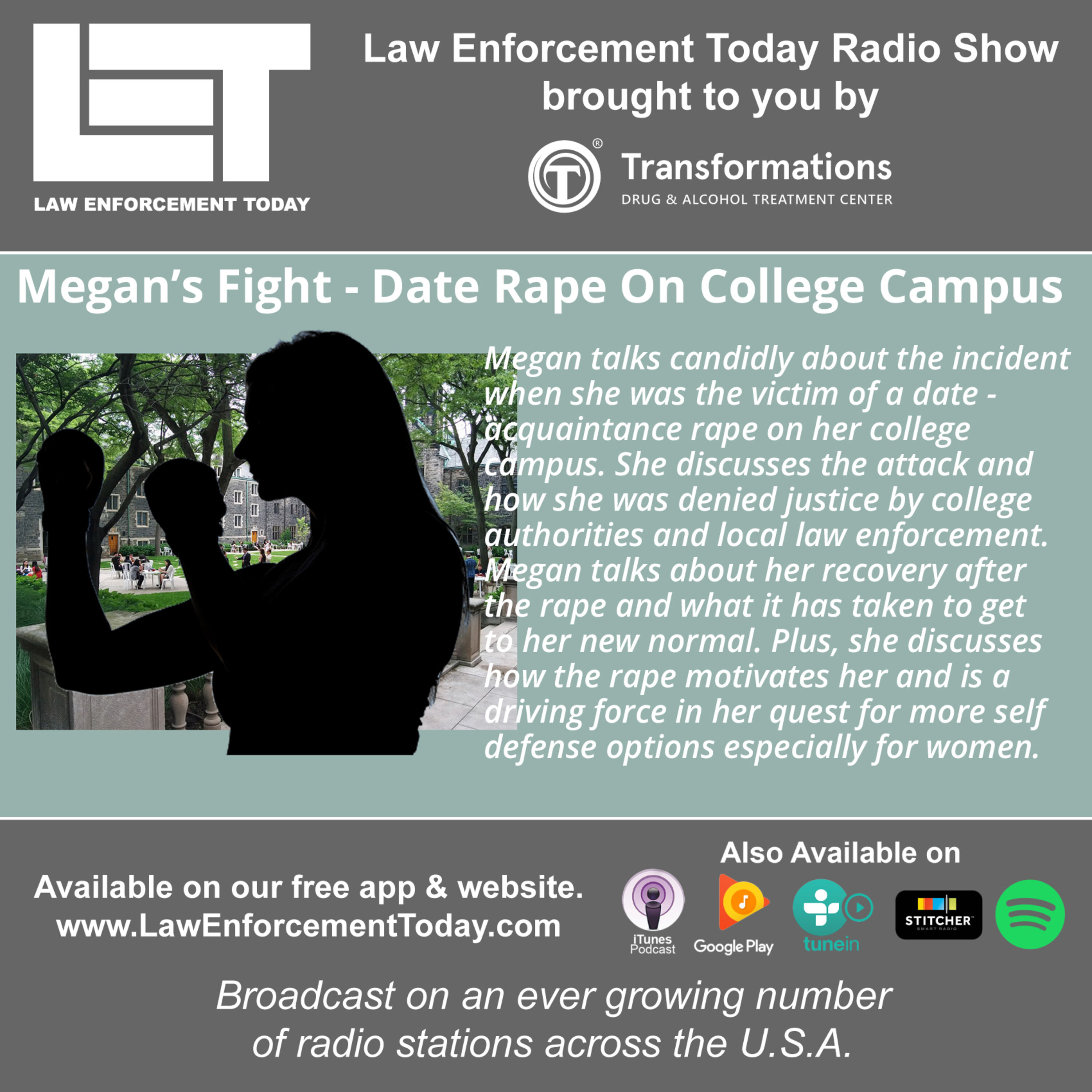 Raped On College Campus. Her Fight. Raped On College Campus. Her Fight.