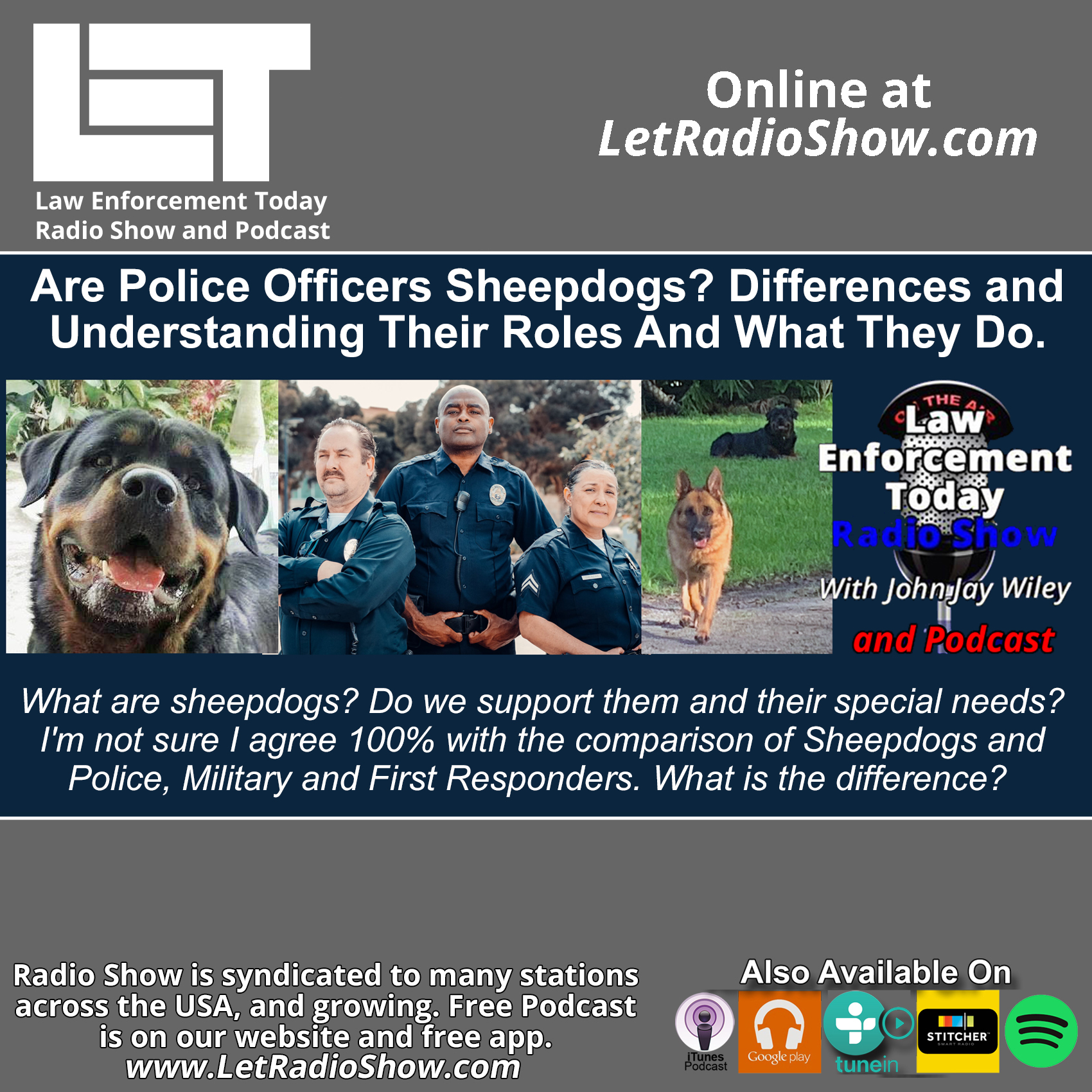 Are Police Officers Sheepdogs? The Differences. What Dog is a Sheep Dog?