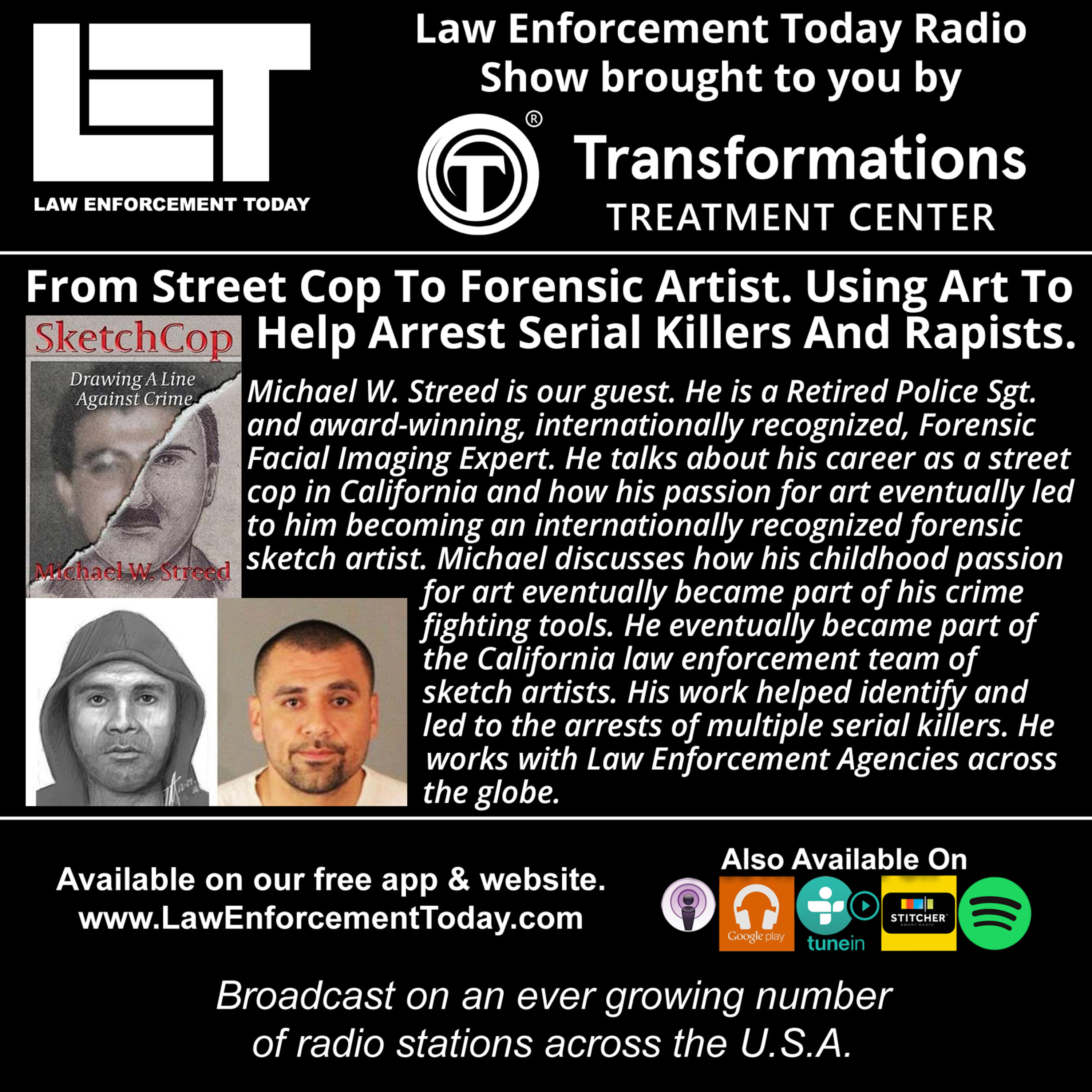 S4E56: From Street Cop To Forensic Artist. Using Art To  Help Arrest Serial Killers & Rapists.