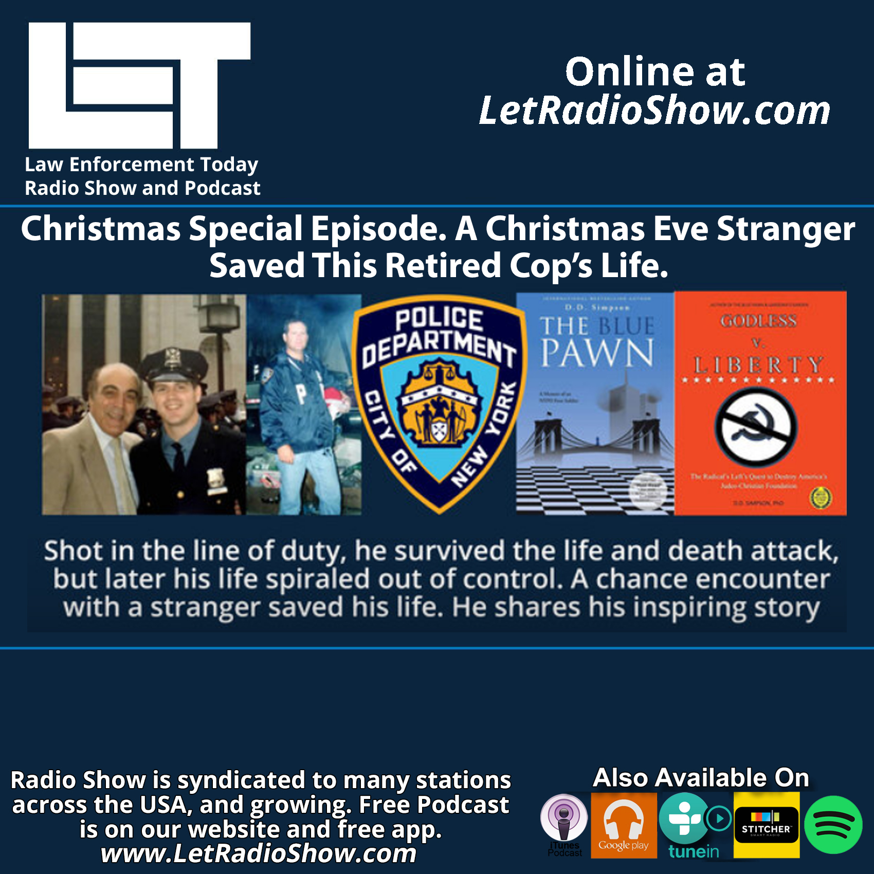 S6E103: Christmas Eve Stranger Saved Retired Cop’s Life. Christmas Special Episode.