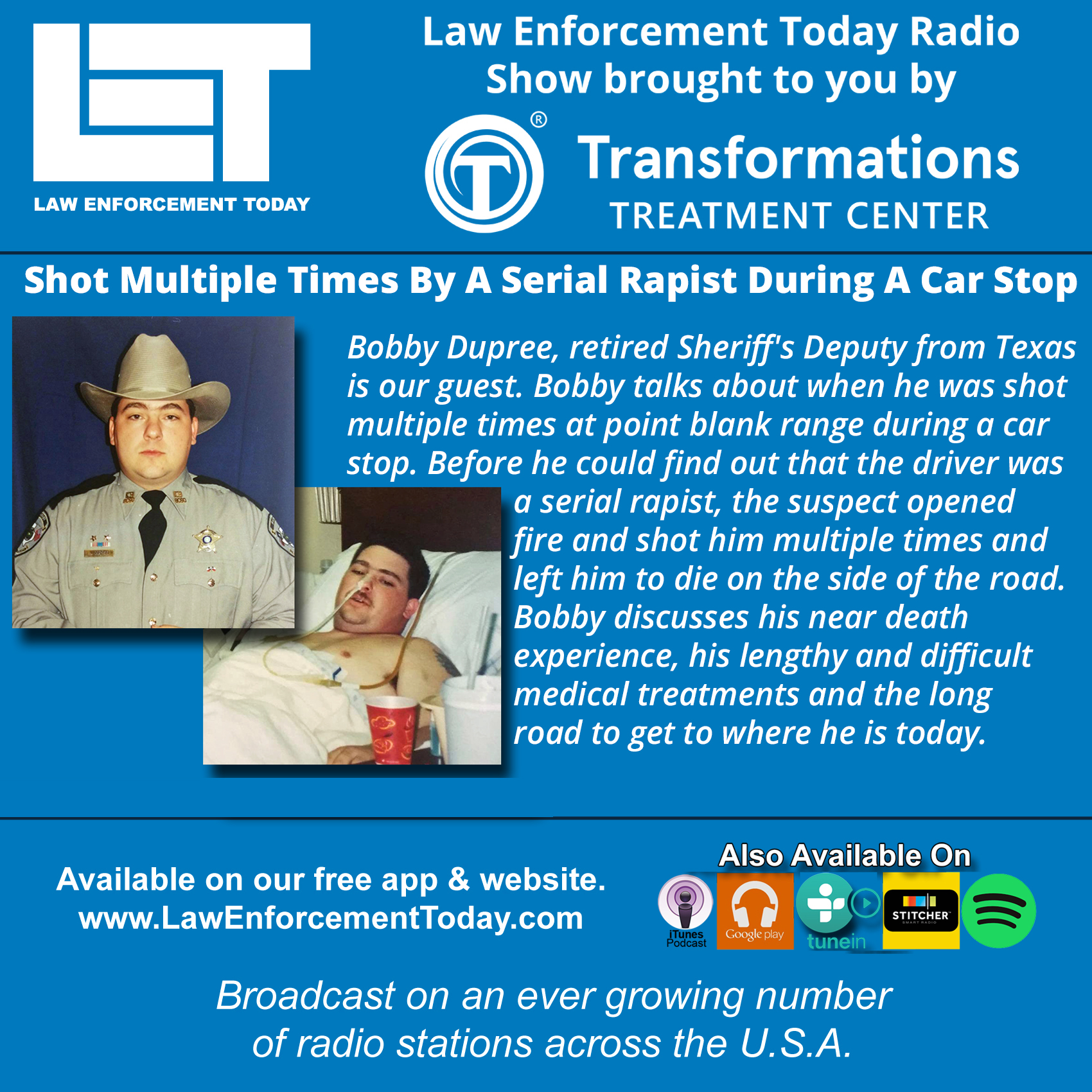 Deputy Sheriff Shot Many Times and Left To Die, Barely Survived