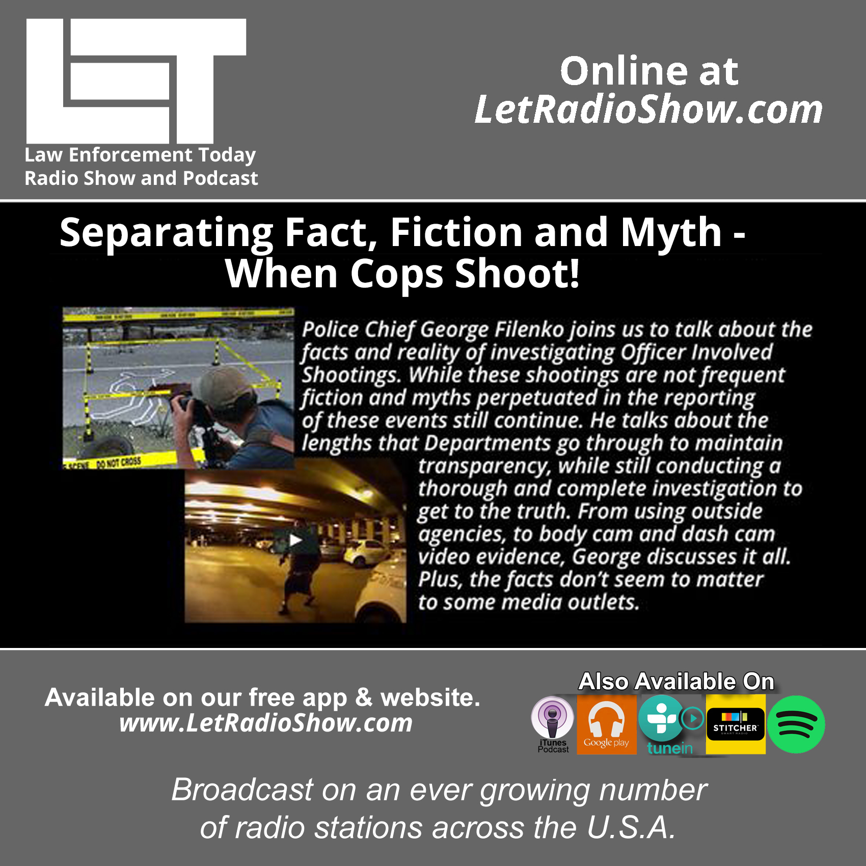 S5E96: Separating Fact, Fiction And Myth - When Cops Shoot. Special Episode.