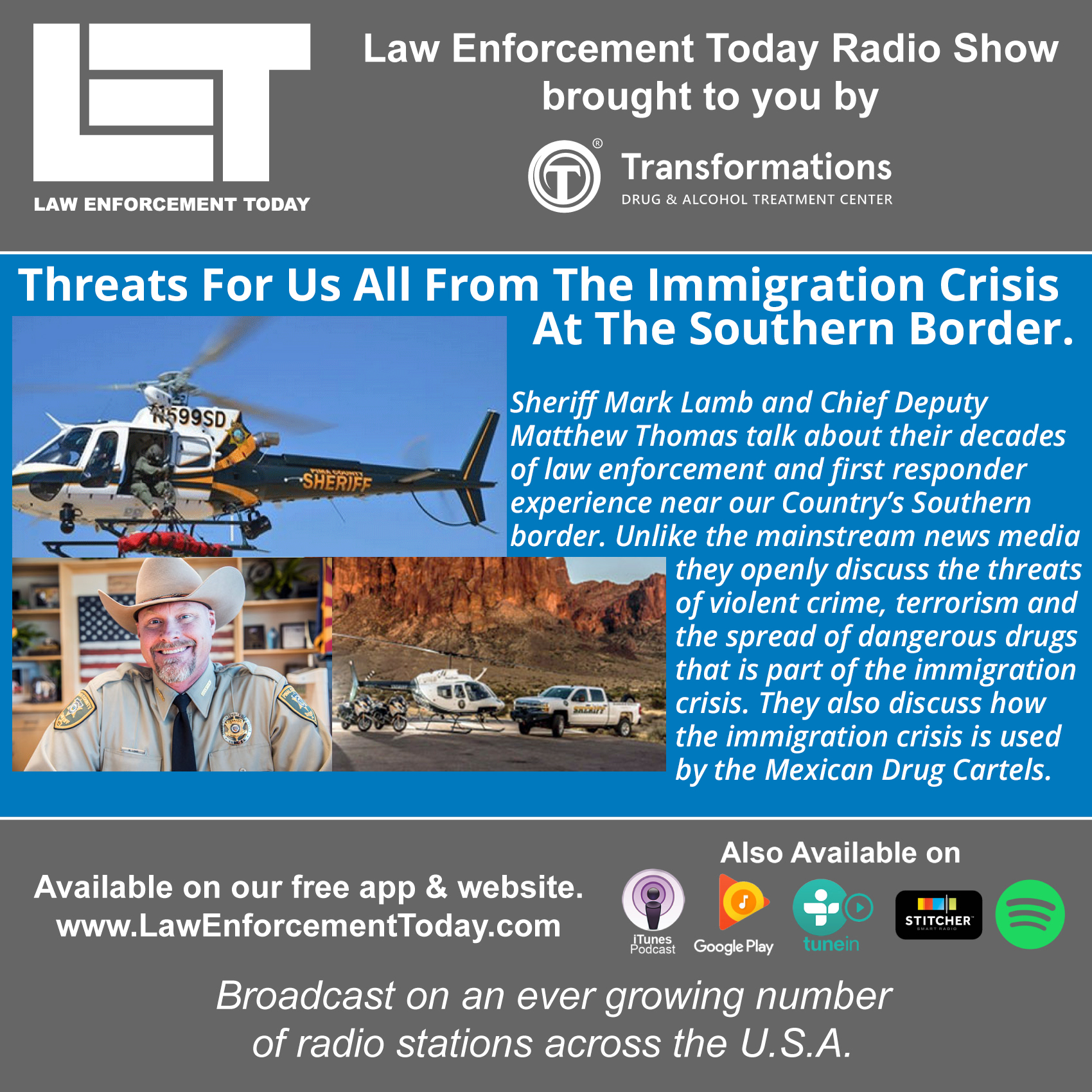 Threats from the Southern Border due to the Immigration Crisis.