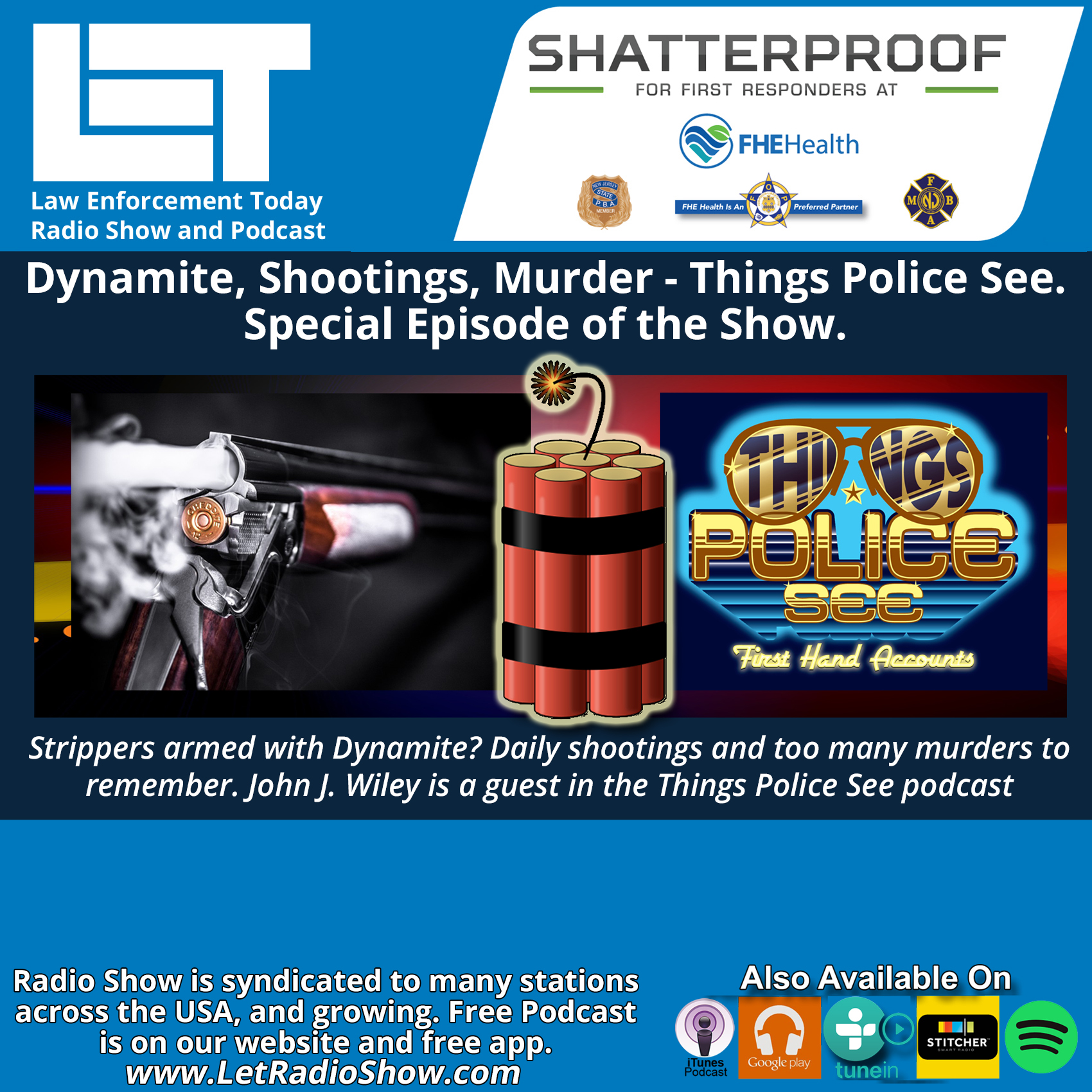 Murder, Dynamite, Shootings in Baltimore. Things Police See.  Special Episode.