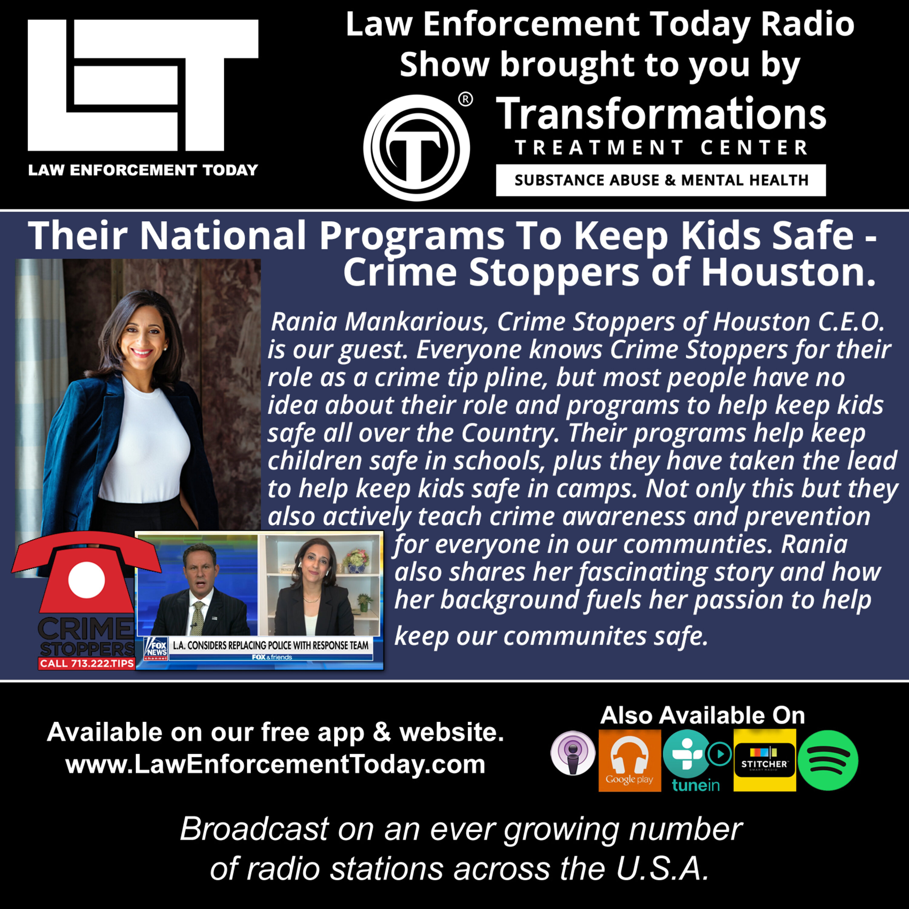 S4E88: Their National Programs To Keep Kids Safe -  Crime Stoppers of Houston.
